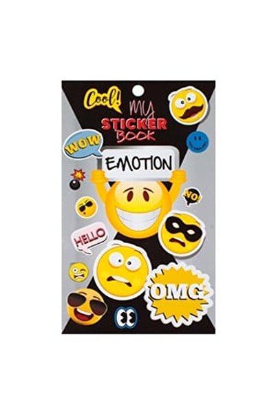 CBD CORAL BEST DEALS Set Autocolante cu Fete Galbene Emotion - 6F, 14.5x24.5cm