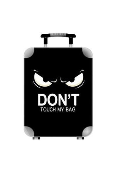 CBD CORAL BEST DEALS Autocolante Valiza cu Model Ochi & Imprimeu "Don't touch...