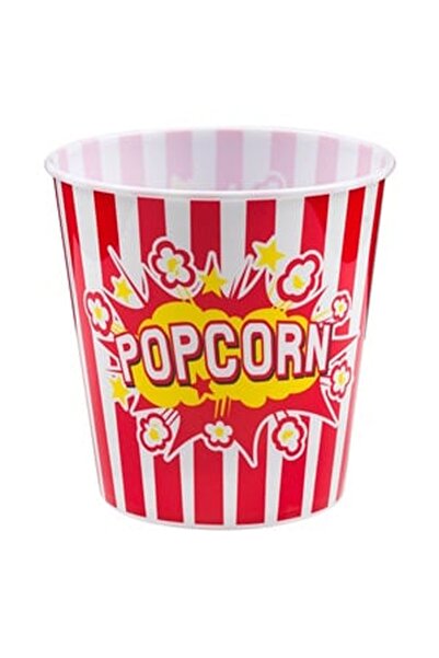 CBD CORAL BEST DEALS Cutie de plastic pentru popcorn 2.4L, 18x18 cm