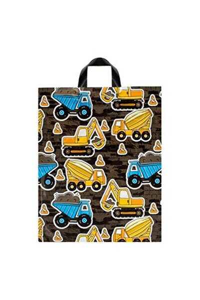 CBD CORAL BEST DEALS Sacosa Cadou Maro Vehicule de Santier 40x10x50cm