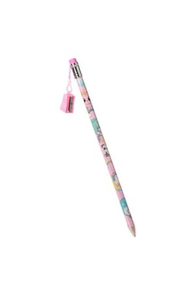 CBD CORAL BEST DEALS Creion Mare Roz Animale Unicorn & Ascutitoare 38cm