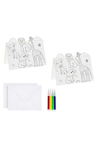 CBD CORAL BEST DEALS Set Creativ ”Picteaza Cartonasele” cu 2 Cartonase Decupa...