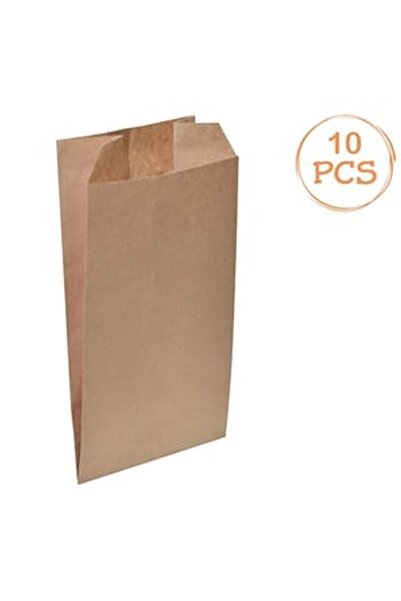 CBD CORAL BEST DEALS Set Pungi din Hartie Kraft pentru Cadou 12x8x21cm - 10buc