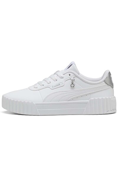 Puma Carina 3.0 Charm Jr Sneaker 407733 Unisex Spor Ayakkabı BEYAZ