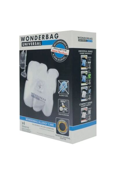 OEM Set 4 bucăți saci aspirator Wonderbag WB484740 Allergy Care, Rowenta/Moul...