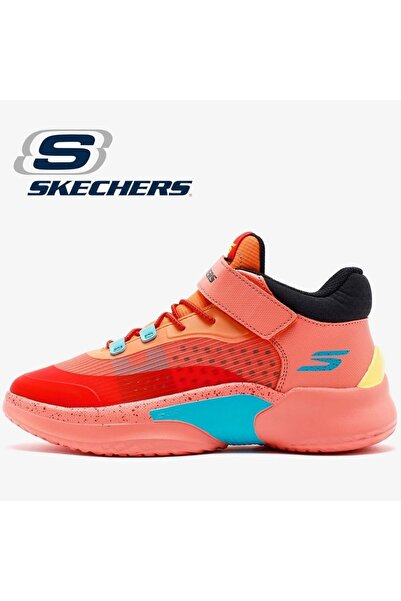 SKECHERS Skx Court Hype Hooper Hero 406068L Ortopedik Çocuk Spor Ayakkabı TUR...