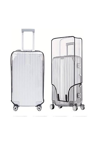 CBD CORAL BEST DEALS Husa Transparenta Protectie Valiza (M), 45x26x66cm, PVC