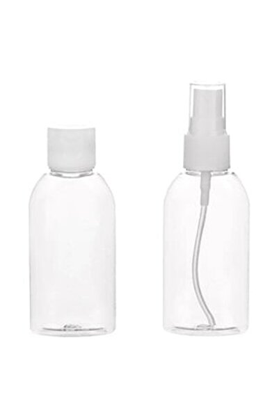 CBD CORAL BEST DEALS Set Sticle Transparente de Calatorie 60ml - 2buc, 4x3x10cm