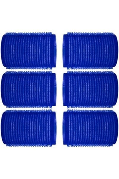 CBD CORAL BEST DEALS Bigudiuri Par Arici Albastre 3cm - 6buc, 4x6.2 cm
