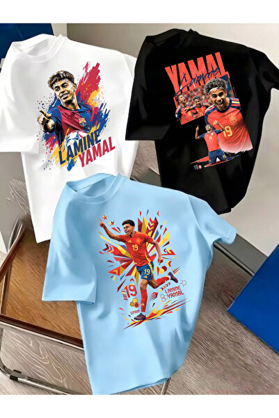 STİL-X SEZONUL NOU SET DE 3 PIESE CU IMPRIMEU LAMINE YAMAL, TRICOU PENTRU BĂI...
