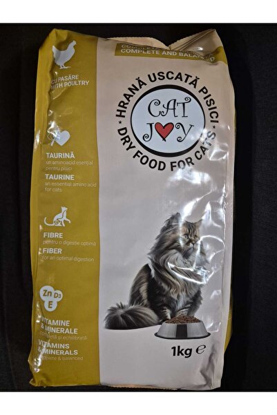 CATJOY Cat Joy Ξηρά τροφή γάτας με πουλερικά, 1 κιλό