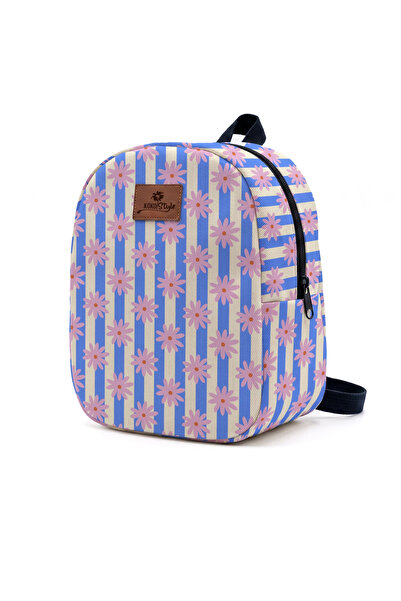Kokopatik Striped Daisy Patterned Small Nursery Bag
