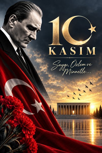 PROMISEBACKDROP2 200x200 cm, 10 KASIM , Okul Etkinlik Kumaş Fon