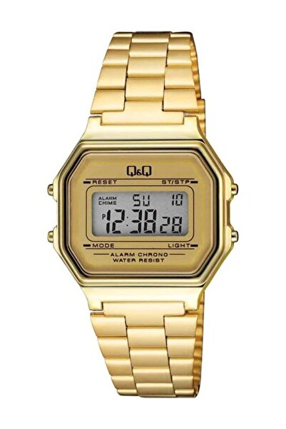 Q&Q Unisex Digital Watch G17A-003JY, Gold