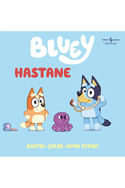 TÜRKİYE İŞ BANKASI KÜLTÜR YAYINLARI Bluey Yeni Set – 5 Kitap (Üç Boyutlu, Oyun Zamanı, Hastane, Kumsal, Dere)