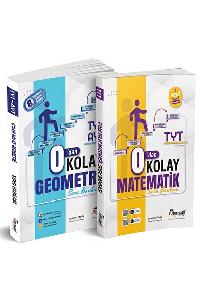 Alternatif Yayıncılık Alternatif TYT 0dan Kolay Matematik ve Kolay Geometri S...
