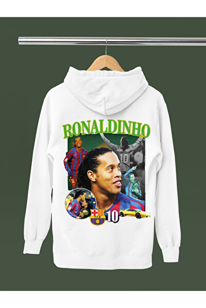 MAGORS Ronaldinho Gaucho Printed Cotton Long Sleeved 3-Yarn Hooded Sweatshirt