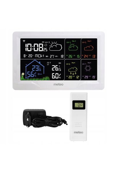 METEO STAȚIE METEOROLOGICĂ WIFI SP401 CU PROGNOZĂ METEOROLOGICĂ PE 4 ZILE