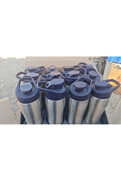 Lider MAGNESİA قارورة رياضية من الفولاذ المقاوم للصدأ 304 سعة 750 مل مع غطاء ...