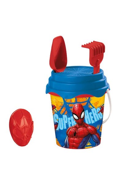 SPIDERMAN Κουβάς με σετ αξεσουάρ 5 τεμαχίων Φ17εκ.