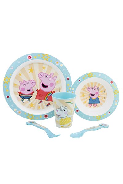 Peppa Pig Παιδικό σετ φαγητού 5 τεμαχίων