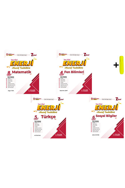 Palme 7.Sınıf Enerji Matematik Fen Türkçe Sosyal Yeni Nesil Maarif Fasikülleri