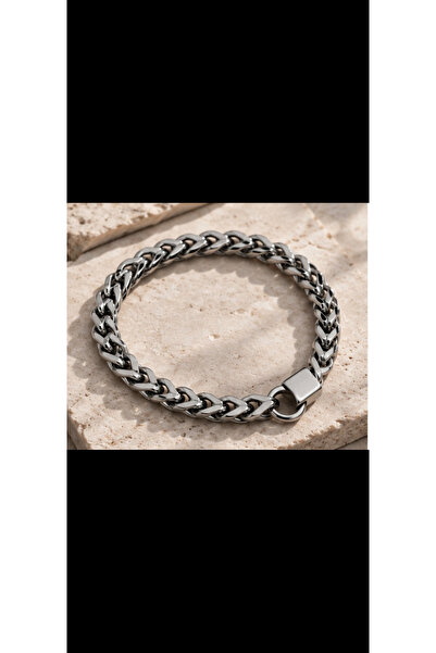 Xuping1 Vento Silver Örgü Zincir Bileklik – Unisex Modern Tasarım