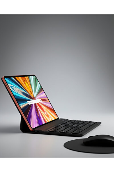 Azrlya Tablet PC Klavye Kalem Kılıf Ekran Koruyucu Hediyeli Full Paket
