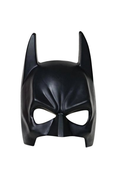 Livenda Black color child size batman mask with elastic back bat man
