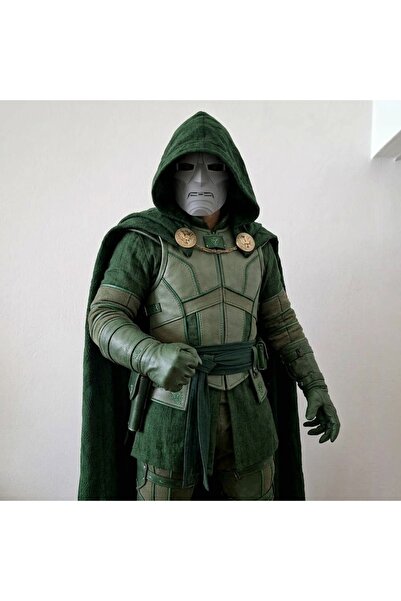 Genel Markalar Doctor Doom Maskesi - Özel Tasarım 3D Baskı Wearable Cosplay &...