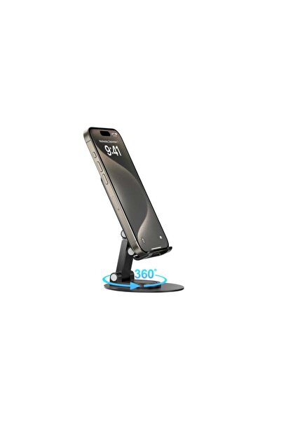 WIWU Weewoo 360 Degree Rotating Desktop Cell Phone & Tablet Stand, Adjustable...