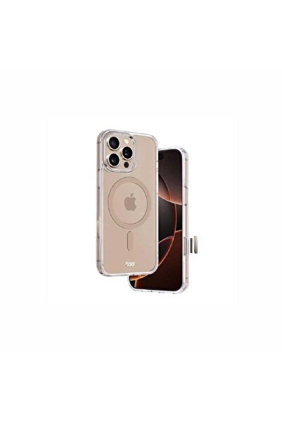 ArmorPro ارمور برو جراب حماية شفاف ذهبي لهاتف iPhone 16 Pro Max بتقنية D3O ال...