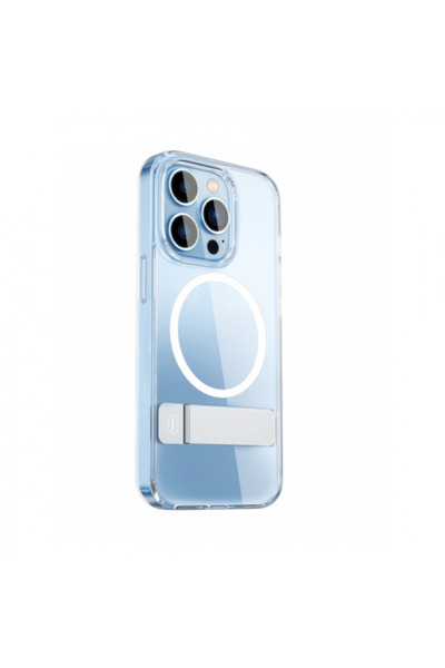 WIWU Weewoo Transparent Protective Case with Built-In Stand for iPhone 14, Mo...