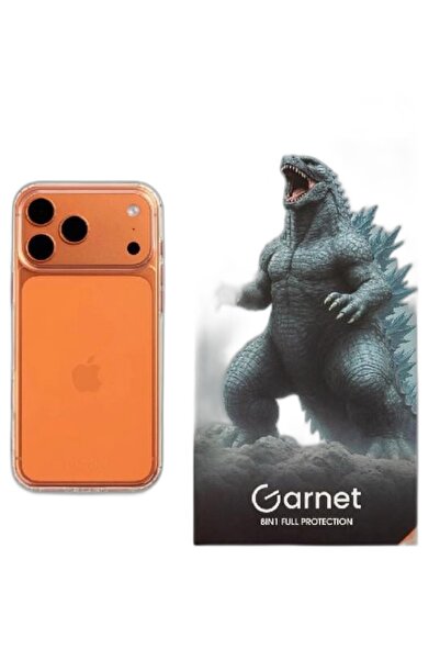 Garnet جارنت مجموعة حماية 8 في 1 بزاوية 360 درجة لهواتف الآيفون، غلاف شفاف وح...