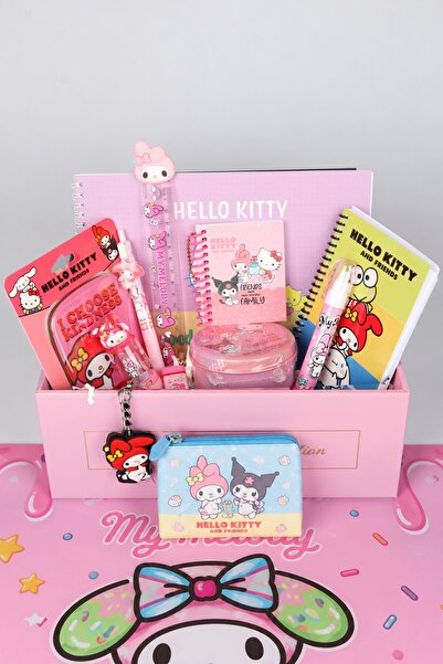 MY MELODY Special Boxed Licensed & Best Friends Kuromi, Hello Kitty 14 Piece ...