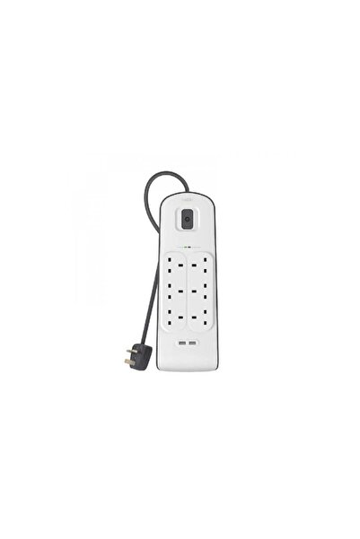 Belkin Belkin 6-Outlet Power Strip with 2 USB Ports, 650 Joules Surge Protect...