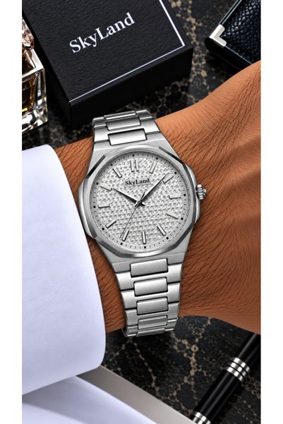Generic Brand Skyland Watch - Silver Elite Looster Time