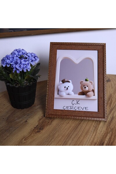 Fotoğraf Çerçevesi 15x21 cm Kahverengi