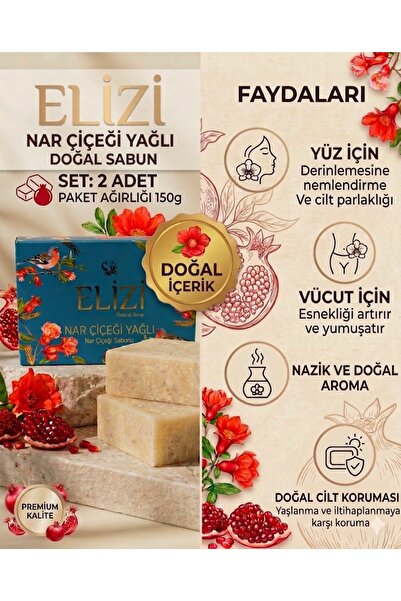 Elizi Nar Çiçeği Yağlı Doğal Sabun