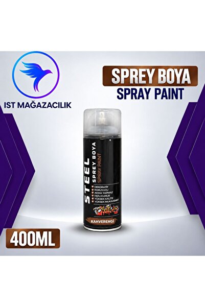 STEEL SPREY BOYA KAHVERENGİ 400 ML