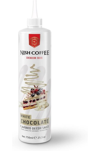 Genel Markalar Nish Beyaz Çikolata Aromalı Dekor Sos 750 Gr