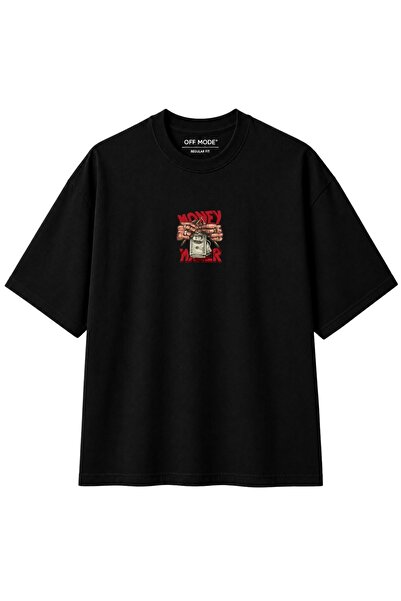 Money Maker Baskılı Unisex Regular Fit T-Shirt