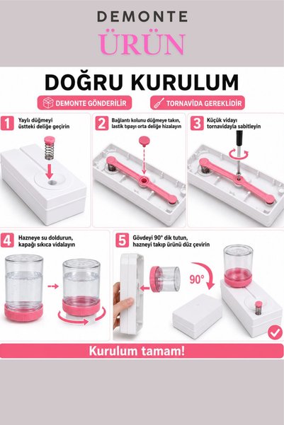 Vox Art Fırça Temizleme Kabı- Su Hazneli (Suluboya,Guaj boya,Akrilik boya) Demonte Gönderilir