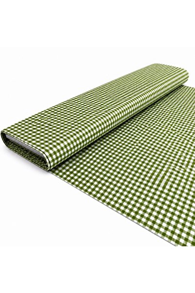 Zümra Baby %100 Pamuk Desenli Poplin Kumaş - Kareli - (50×170cm)