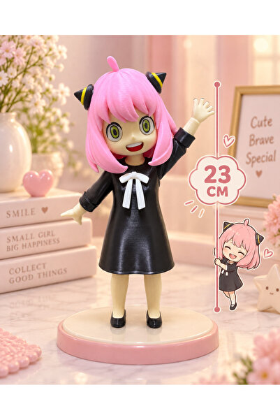 VRDCHLOE Spy x Family Anya Forger Chibi 3D Baskı Anime Figürü