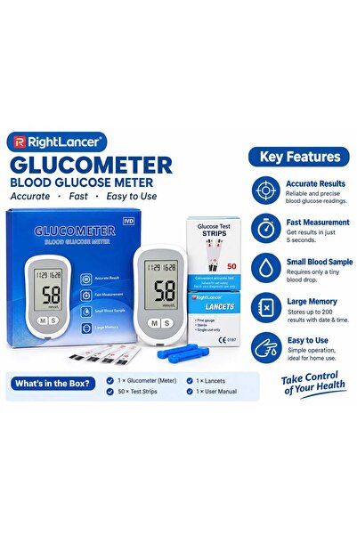 Gernic Fast Measurement – Provides results in about 5 seconds. Small Blood Sa...