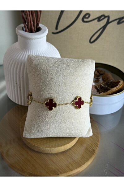 ANKA JEWELLRY Women's Flower-Figured Chain Bracelet – Stylish Design with Bur...