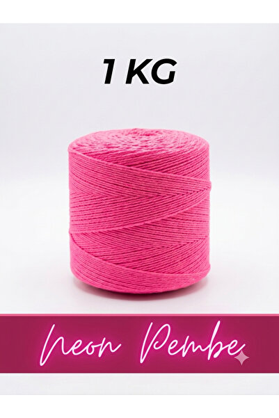 Bevella Macrame Cord 1 kg Cotton Hand Knitting Yarn Runner Yarn - Amigurumi C...