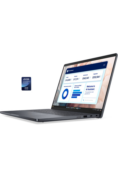 Dell PB14250 Pro 14+ Intel Core Ultra-7 266V 16 جيجابايت LPDDR5x 512 جيجابايت SSD M.2 NVMe Intel ®   قوس ™   شاشة عرض FHD+ غير تعمل باللمس مقاس 14 بوصة (مدمجة) - فضي بلاتيني