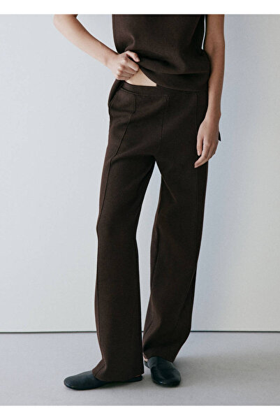 MANGO Woman Milano triko pijama pantolon